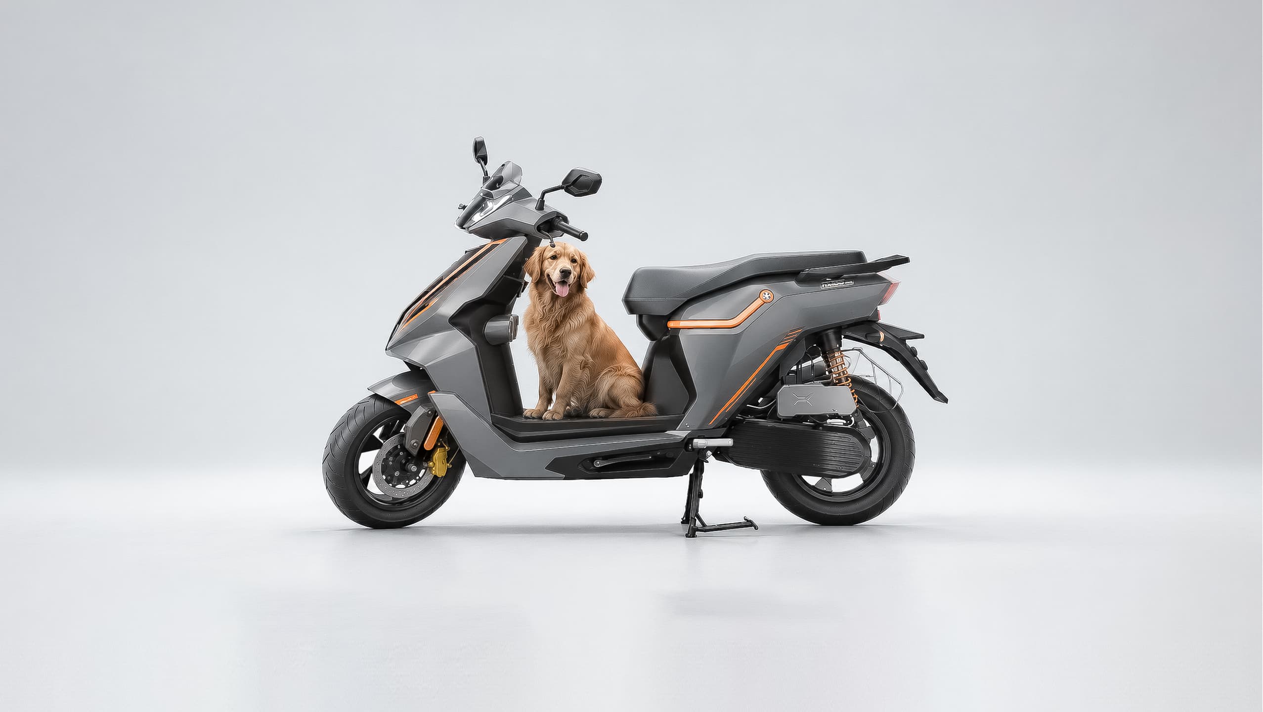 RIVOT scooter with a spacious floorboard